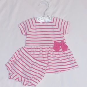 JANIE AND JACK pink striped dress!